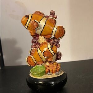 TILLANDSIA 6” Nature Bowl Clown Fish And Coral Decorative